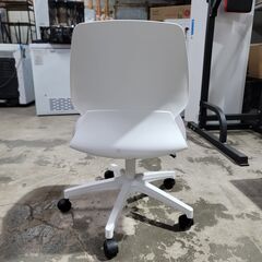 ニトリ ワークチェア W370×D590×H820-940mm ホワイト系 25j菊DOの画像