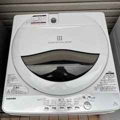 TOSHIBA 5kg 洗濯機　AW-5G6 2019年
 の画像