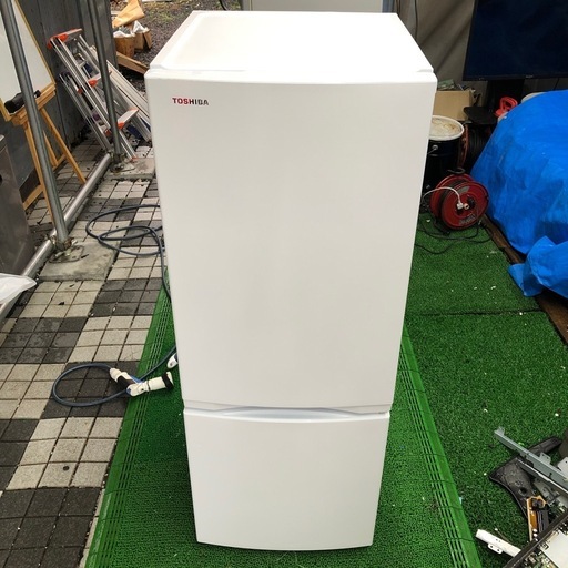 2021年製　TOSHIBA  ノンフロン冷凍冷蔵庫　153L  GR-T15BS(W)  RZ