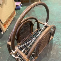 昭和レトロ•マガジンラックの画像