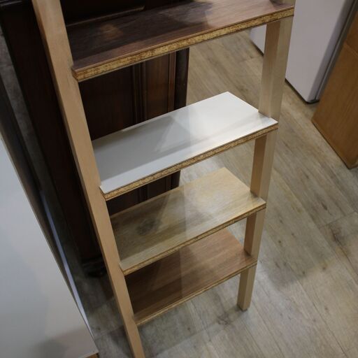 【川崎市宮前区リサイクルオフ】FLANGE　PLYWOOD　ハシゴシェルフ　ヴィンテージ調