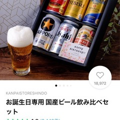国産ビール飲み比べセットの画像