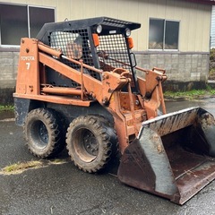 岩手発　トヨタ　3SDK7 ジョブサン　 ディーゼル スキッドステアローダー　検)除雪機　 タイヤショベル ボブキャット ホイールローダー　スノーモービルの画像
