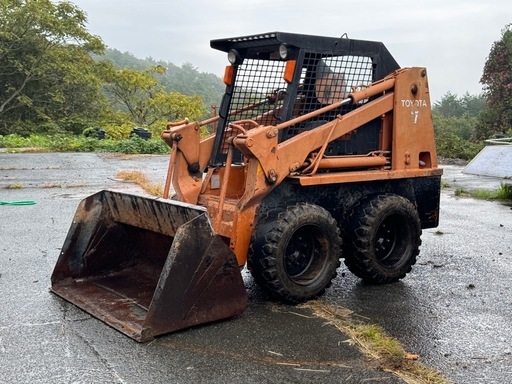 岩手発　トヨタ　3SDK7 ジョブサン　 ディーゼル スキッドステアローダー　検)除雪機　 タイヤショベル ボブキャット ホイールローダー　スノーモービル