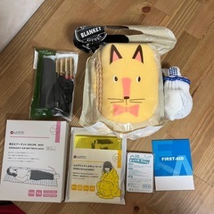 防災セット子供用リュック赤　(きつね)の画像