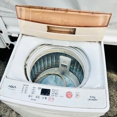 🧺【AQUA 洗濯機 5kg AQW-BK50E（2016年製）】の画像