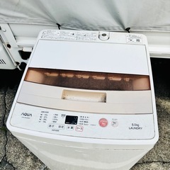 🧺【AQUA 洗濯機 5kg AQW-BK50E（2016年製）】の画像