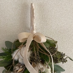 ドライフラワー 壁飾り 　手作りの画像