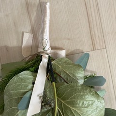 ドライフラワー 壁飾り 　手作りの画像