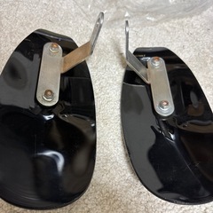 バイク用ナックルガードとバイクミラーのセットの画像