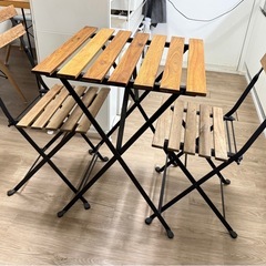 【IKEA】ガーデンテーブル&チェア　お譲りしますの画像