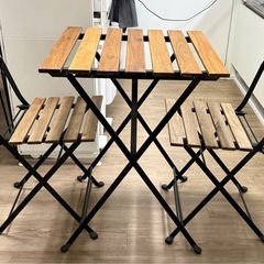 【IKEA】ガーデンテーブル&チェア　お譲りしますの画像
