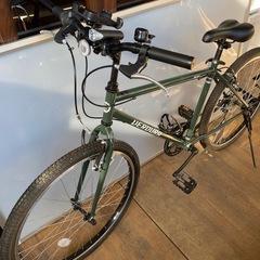 【美品】VERDURA自転車26インチ（緑）の画像