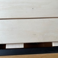 未使用　無印　セミダブル　ベッドの画像