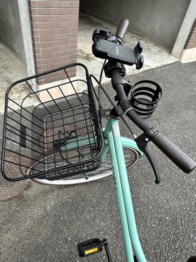 アサヒ 自転車 カゴ付き 取り外し可能