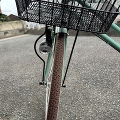 アサヒ 自転車 カゴ付き 取り外し可能の画像