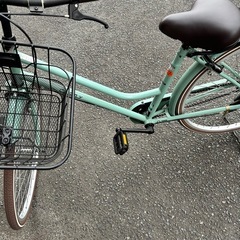 アサヒ 自転車 カゴ付き 取り外し可能の画像