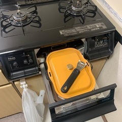 【美品／都市ガス用】パロマ ガスコンロ PA-370WA-L／掃除済／ラ クックグラン付／即決割ありの画像