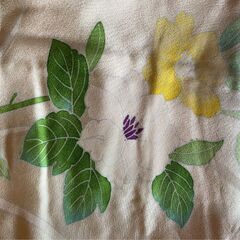 未使用品しつけ糸つき 訪問着(花柄)七五三お母様にもの画像
