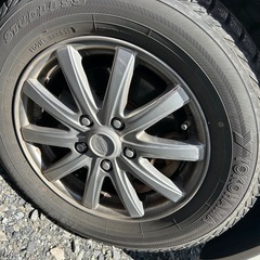 スタッドレスタイヤホイール付きの画像
