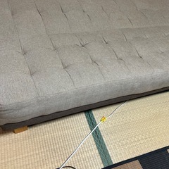ソファーベッド目立つ汚れなし！の画像