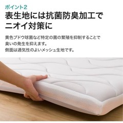 ★未使用品★ニトリ じんわりフィットする低反発敷布団 F2203) 商品コード 7544953の画像