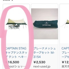 新品未開封タープの画像