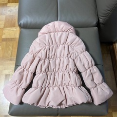 女児コート80㌢ピンク🩷の画像