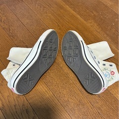 コンバース　オールスター　フラワークラウン　刺繍デザインの画像