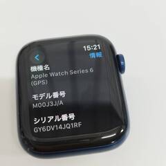 Apple Watch Series 6/GPS/44mm/A2292〈M00J3J/A〉の画像