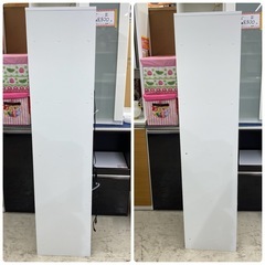 食器棚　キッチン　レンジ台 ホワイト 白 幅40×奥42×高180cm　キッチン収納　レンジ台　リサイクルショップ　朝霞市　ケイラック朝霞田島店　志木市　和光市　GM435の画像