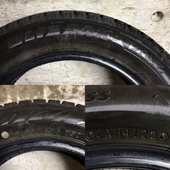 B-48 タイヤ 中古 BRIDGESTONE STUDLESS BLIZZAK VRX2 155/65R14 の画像
