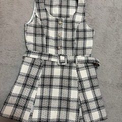 GRLチェックベルト付きミニワンピMの画像