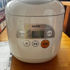 SANYO ECJ-YM10 炊飯器 ホワイトの画像
