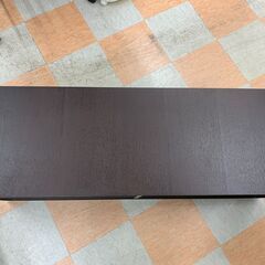 【ｼﾞｬﾝｸﾞﾙｼﾞｬﾝｸﾞﾙ金沢店】TV台 木目調/濃茶  W(幅)120×D(奥行き)39.5×H(高さ)38.5cm  ※クリーニング済みの画像