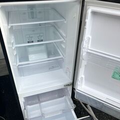 三菱 冷蔵庫 ブラック 霜が付かない冷蔵庫 2018年製 配送設置無料♬【日時指定可能 16時迄】の画像