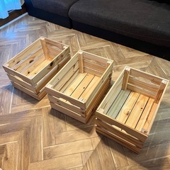 イケア　IKEA KNAGGLIG クナッグリグ　木箱　の画像