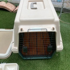 ペットゲージ　トイレ付きの画像