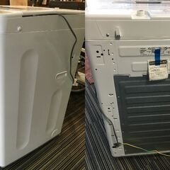 ♪AQUA AQW-S6M アクア 全自動電気洗濯機 2021年製 容量6.0kg ホワイト 通電確認済み 現状品 中古 (NF251018) Zi-2298の画像