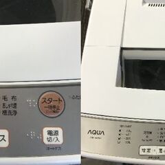 ♪AQUA AQW-S6M アクア 全自動電気洗濯機 2021年製 容量6.0kg ホワイト 通電確認済み 現状品 中古 (NF251018) Zi-2298の画像