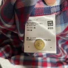 UNIQLOシャツ150の画像