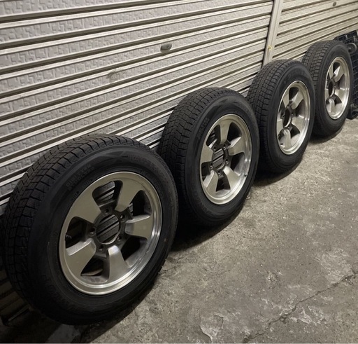 ジムニー JA22 ウインターマックス　スタッドレス　21年製造　175/80R16 4本セット