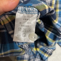 チェックシャツ150の画像
