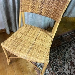 ラタン チェア 椅子　1脚　 の画像