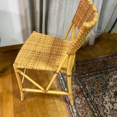 ラタン チェア 椅子　1脚　 の画像