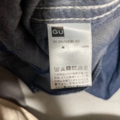 GU長袖シャツ150の画像
