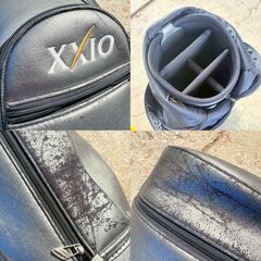 【❗️✨人気ブランド✨❗️】　XXIO ゼクシオ キャディバッグ ブラック✨軽量で使いやすい！練習用にも◎の画像
