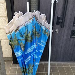 ビーチパラソル　庭　砂浜　アウトドア　ディスプレイ用　レトロの画像