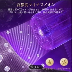 マイナスイオンドライヤーの画像