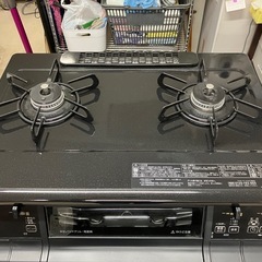 石 2510-434 パロマ ガステーブル LPガス 2018年製 IC-365WA-R 通電確認済み キズ 汚れありの画像